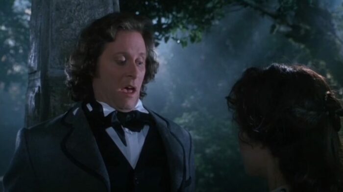 Steven Weber unsure whether to be horrified or horny in Dracula: Dead and Loving It