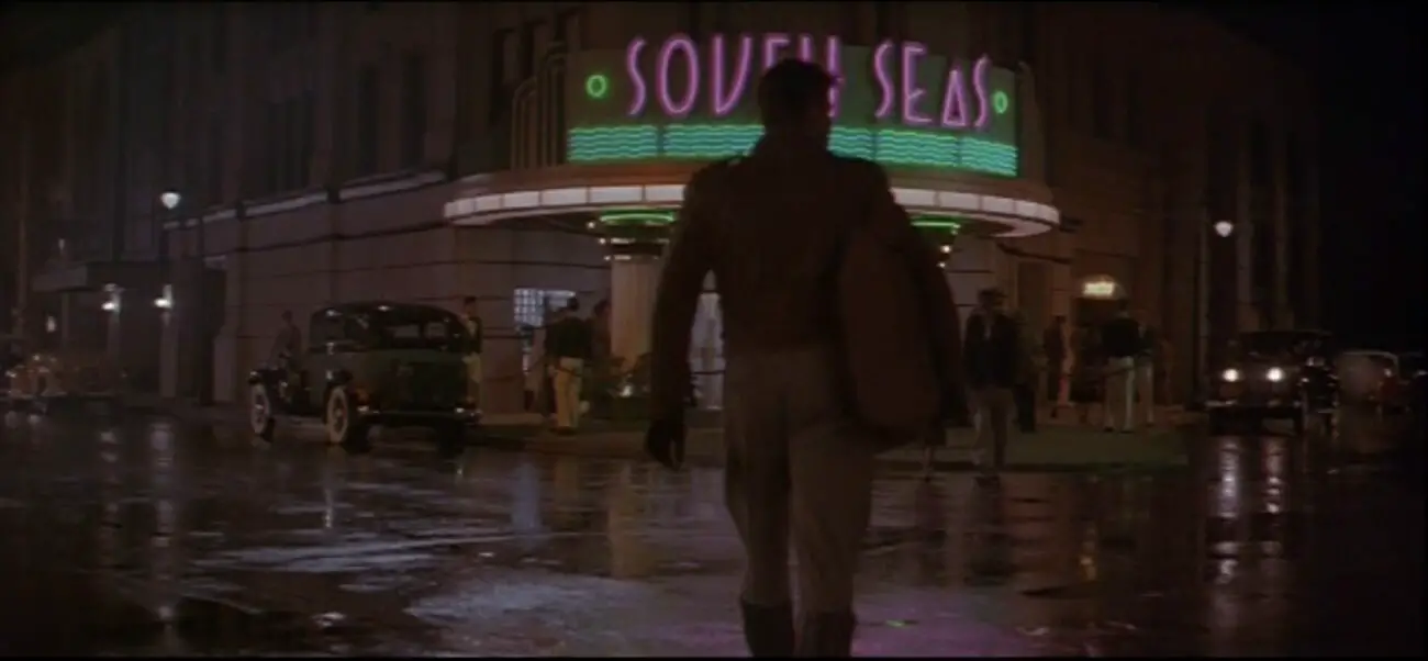Image from The Rocketeer: Exterior of the South Seas Club