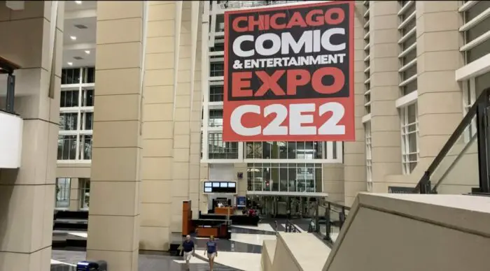 A Banner reading Chicago Comic and Entertainment Expo C2E2