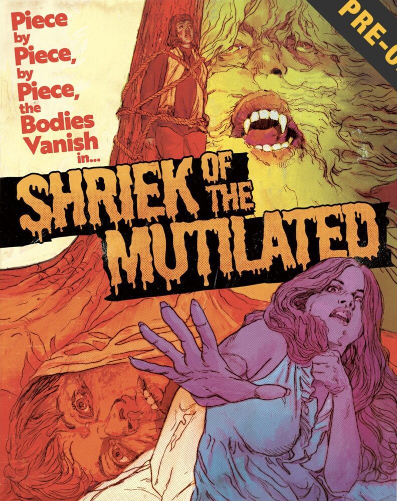The Blu-ray cover of Shriek of the Mutilated.