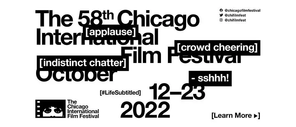 Landscape logo for the 58th Chicago International Film Festival