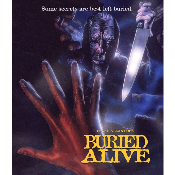 The Blu-ray cover for Edgar Allan Poe's Buried Alive