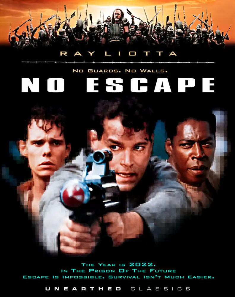 The Blu-ray cover for No Escape
