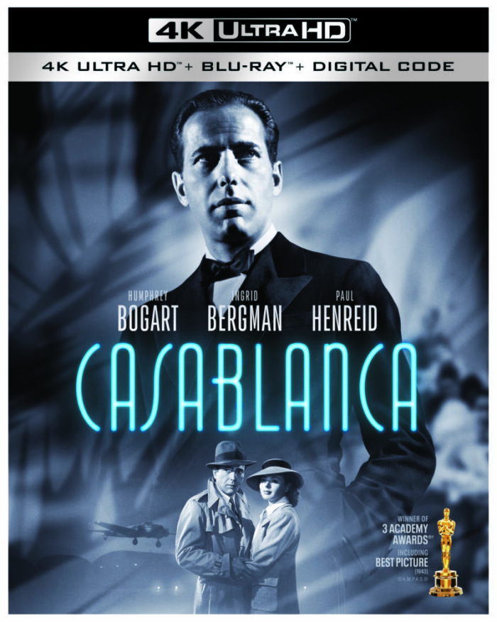 Cover art for the 4K release of Casablanca