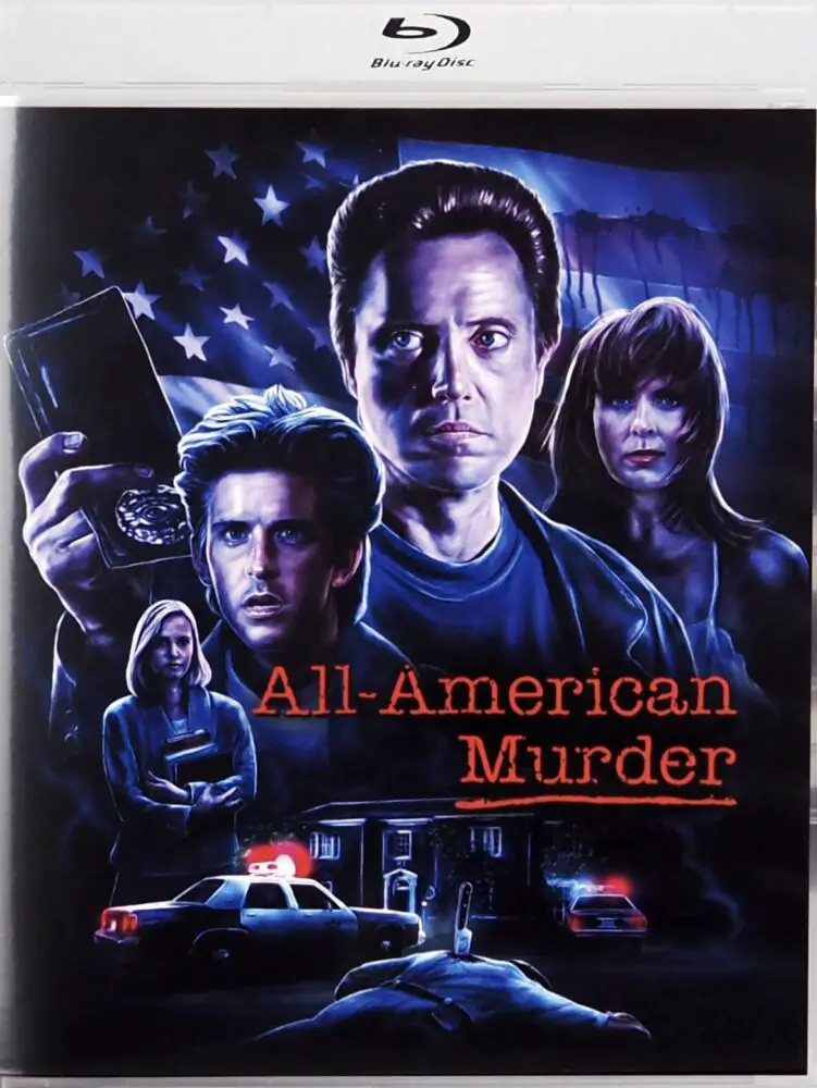 The Blu-ray cover for All-American Murder