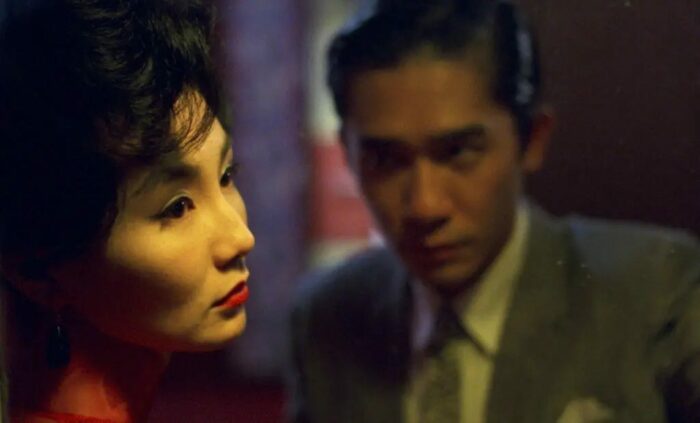 Maggie Cheung and Tony Leung in In the Mood for Love.