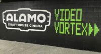 The garage entrance of the Alamo Drafthouse Chicago