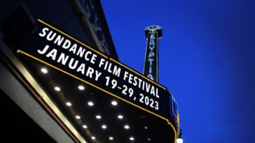 The Egyptian Theater in Park City, Utah for the 2023 Sundance Film Festival. Courtesy of Sundance Institute.