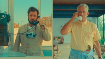 Jason Schwartzman and Tom Hanks in Wes Anderson's Asteroid City