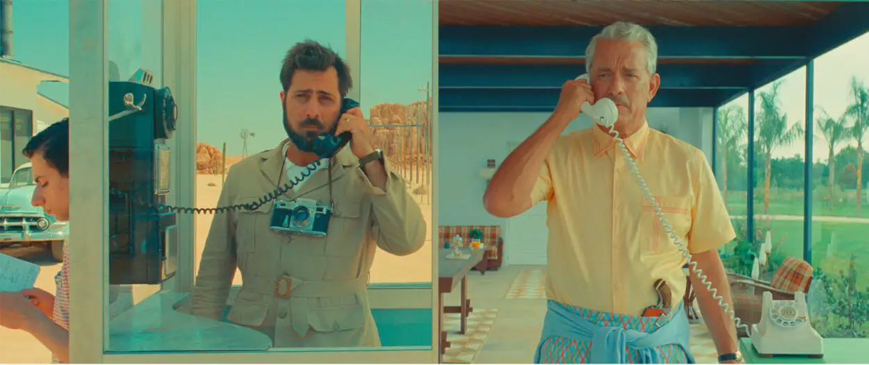 Jason Schwartzman and Tom Hanks in Wes Anderson's Asteroid City