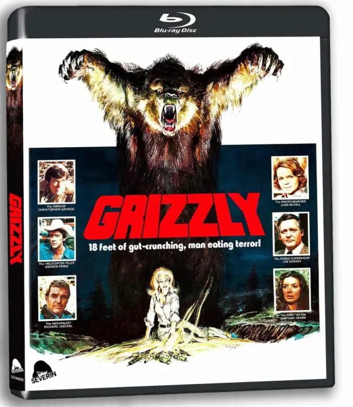 The Blu-ray cover for Grizzly