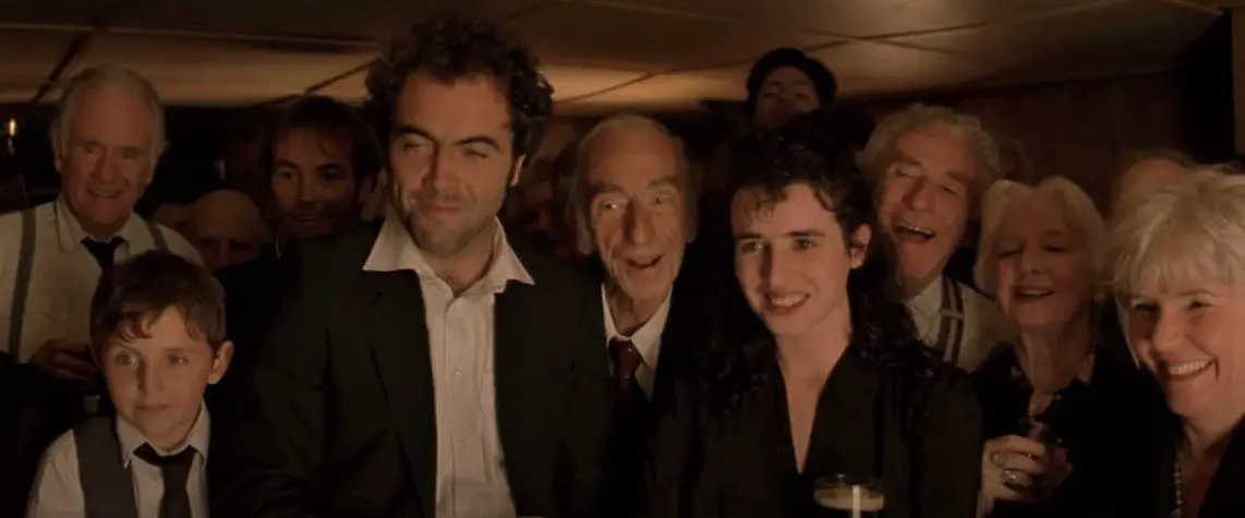 The whole cast of the 1998 comedy Waking Ned Devine gathered in a pub celebrating life.
