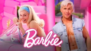 Margot Robbie and Ryan Gosling in "Barbie"