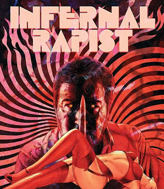 The Blu-ray cover for Infernal Rapist.