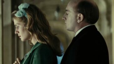 A shot from Leconte's film Monsieur Hire - Alice and Monsieur Hire