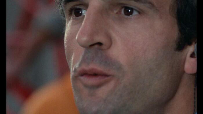 A close-up of Francois Truffaut
