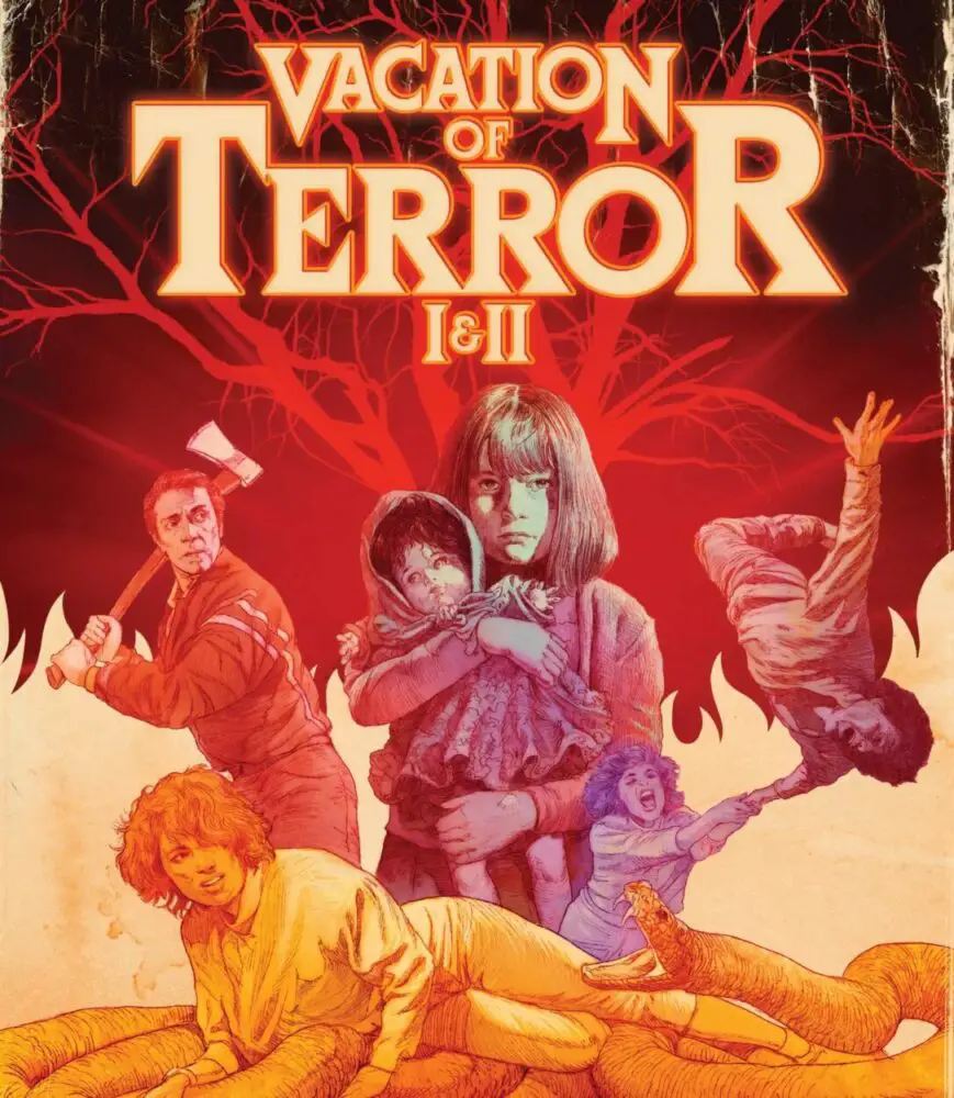 The Blu-ray cover for Vacation of Terror I and II