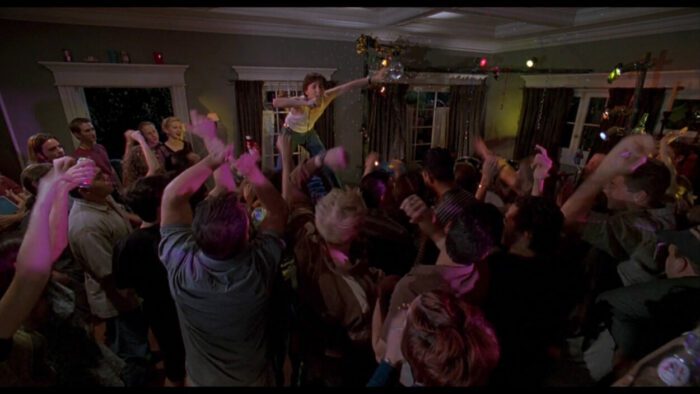 William Lichter sings to the crowd in Can't Hardly Wait.