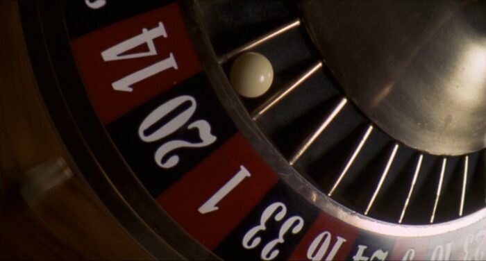 Fate chooses black 20 on the roulette table of life in Run Lola Run