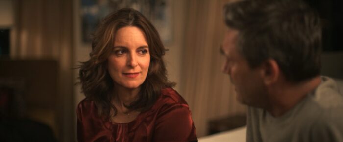 Tina Fey as Rita Grace in Maggie Moore(s) (2023). From Screen Media Films.