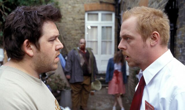 Nick Frost as Ed and Simon Pegg as Shaun in Shaun of the Dead
