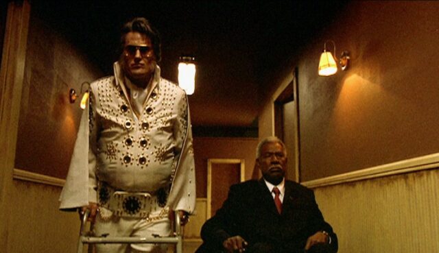 Bruce Campbell as Elvis Presley and Ossie Davis as John F. Kennedy in Bubba Ho-Tep