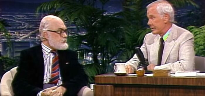 James Randi interviewed for a TV show in documentary An Honest Liar