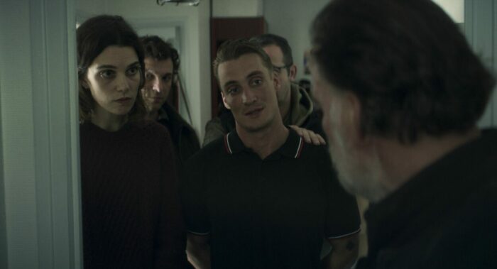 Marceau confronts a suspect and his girlfriend.