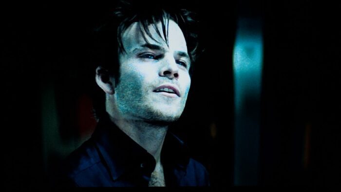 Stephen Dorff as the vampire Deacon Frost in Blade (1998). Screen capture from the New Line Cinema film.