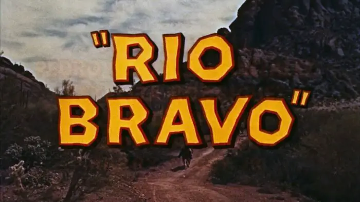 The title screen of "Rio Bravo"