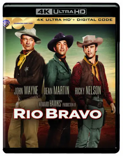 The 4K UHD cover art for Rio Bravo