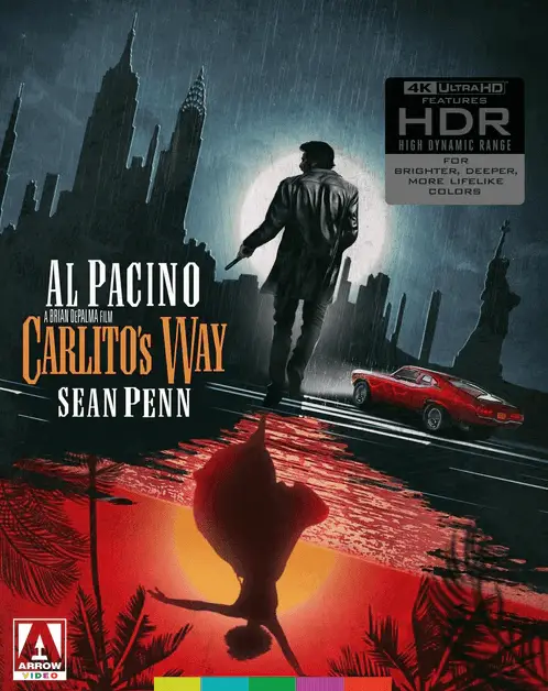 The 4K disc cover art of Carlito's Way