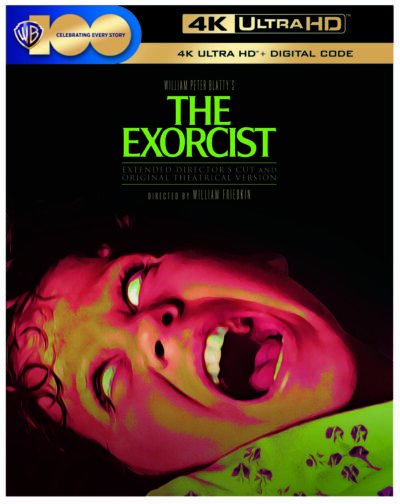 The cover art for The Exorcist 4K disc release