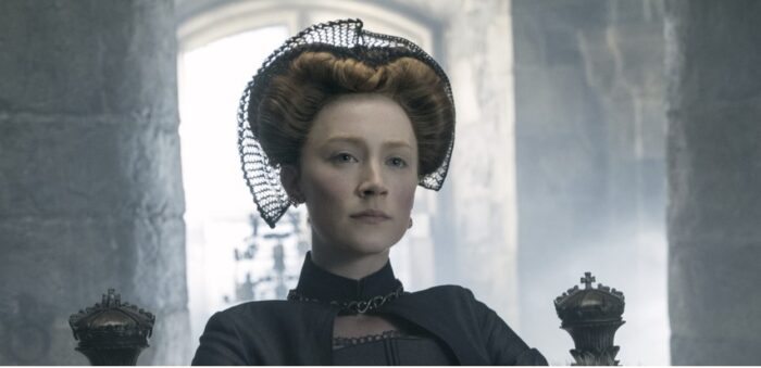Saoirse Ronan as Mary Stuart in Mary Queen of Scots.