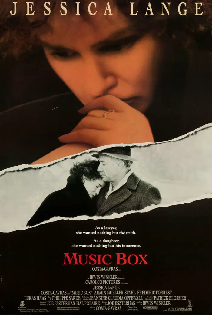 The movie poster for Music Box.