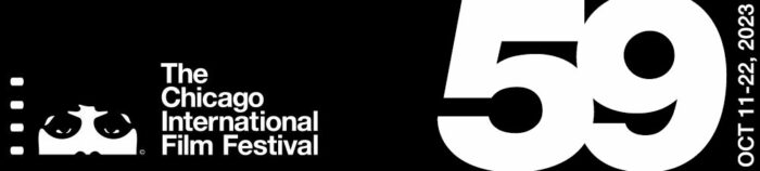 The official banner of the 59th Chicago International Film Festival
