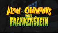 Title card from "Alvin and the Chipmunks Meet Frankenstein"