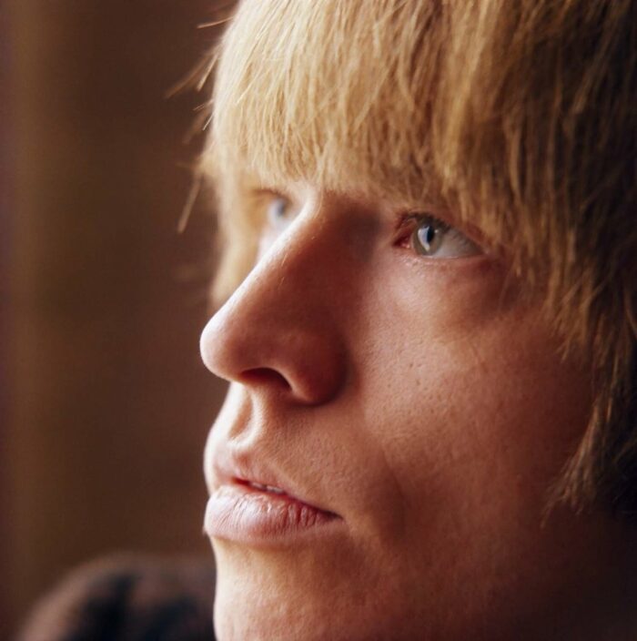 A close-up of Brian Jones in THE STONES AND BRIAN JONES, a Magnolia Pictures release.