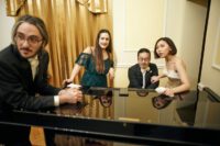 Four contestants of the International Chopin Piano Competition.
