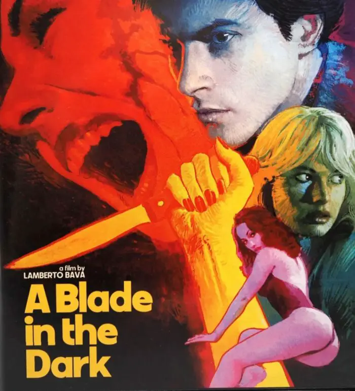 The slipcover design for A Blade in the Dark.