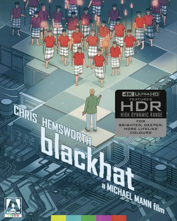 The 4K Arrow Video commissioned artwork for Blackhat.