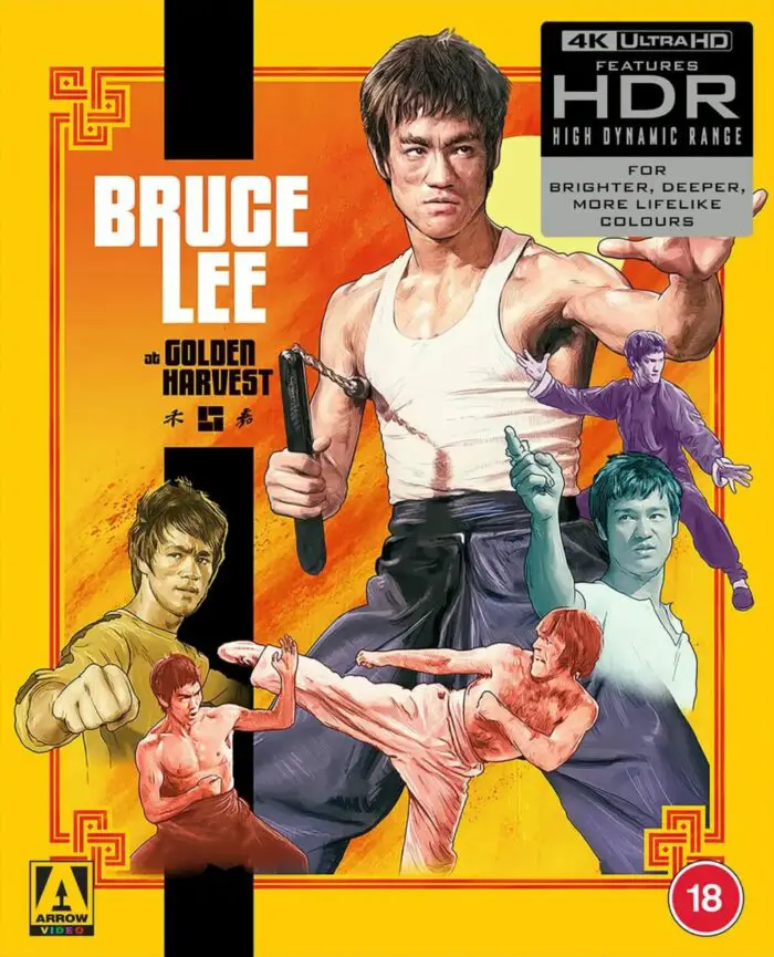 The box set design of Bruce Lee at Golden Harvest.