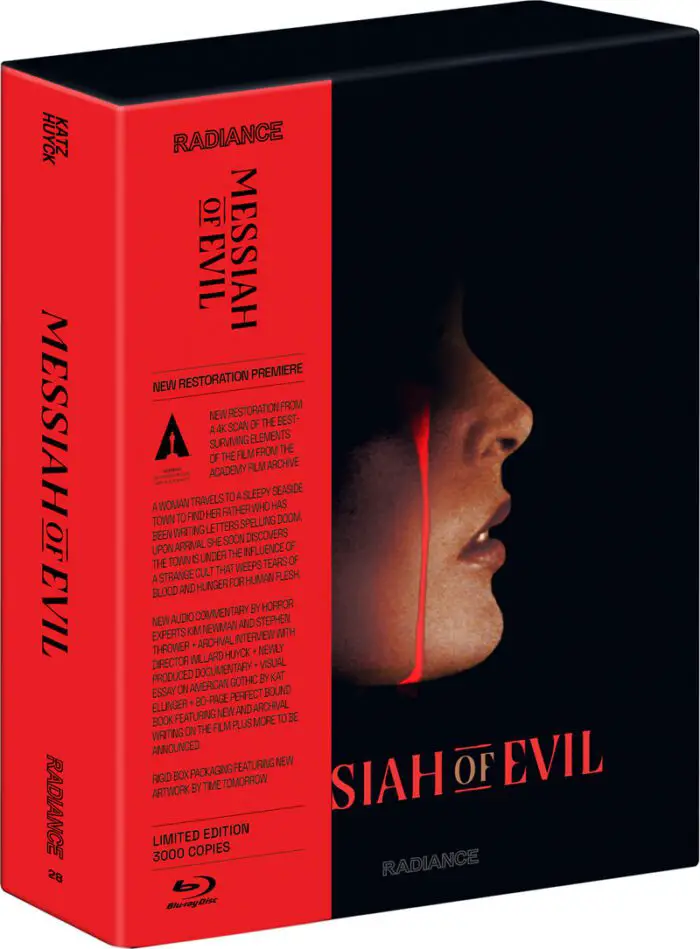 The box set design for Messiah of Evil.