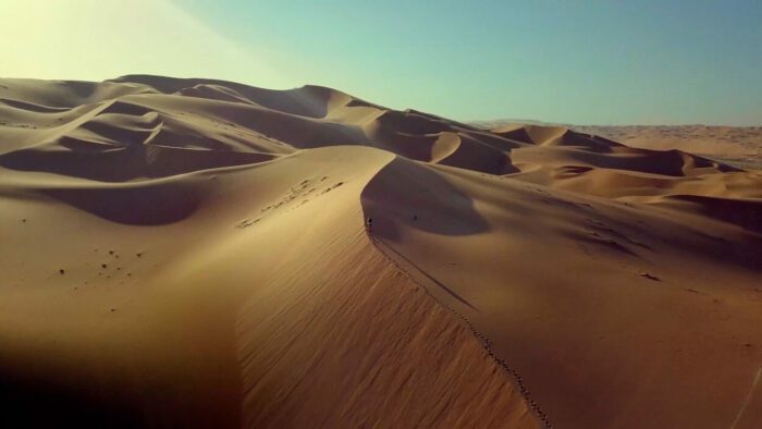 An image of the desert taken by Anne de Carbucci.