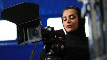 Nayla Al Khaja behind the camera.