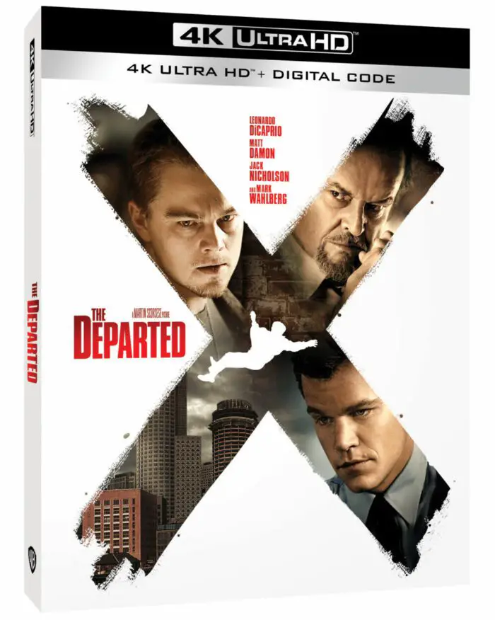 The cover art of The Departed on 4K
