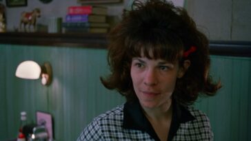 Lili Taylor as Rose Feeney, in her waitress outfit in Dogfight.