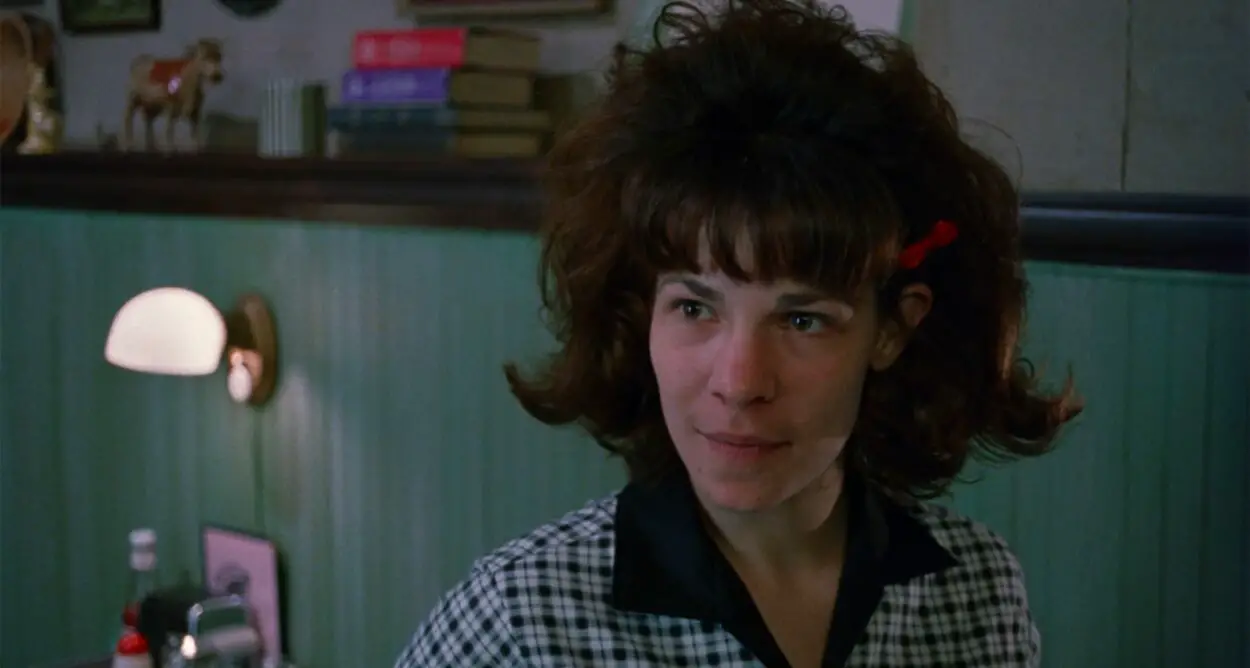 Lili Taylor as Rose Feeney, in her waitress outfit in Dogfight.