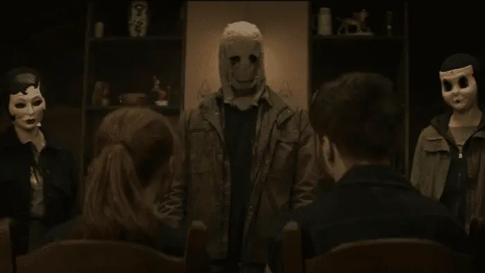 A shot of the strangers in The Strangers: Chapter 1 (Lionsgate)