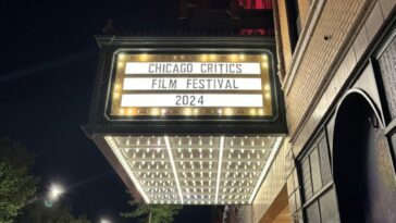 Marquee reading Chicago Critics Film Festival 2024